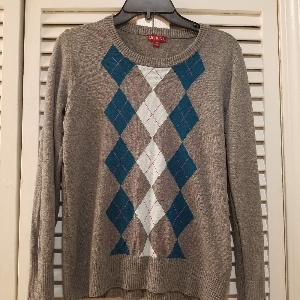 Argyle sweater